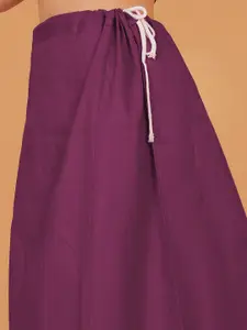 Trendzmy Women Cotton Saree Shapewear