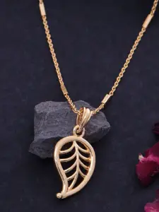 Ramdev Art Fashion Jwellery 22k Gold-Plated Pendants With Chains