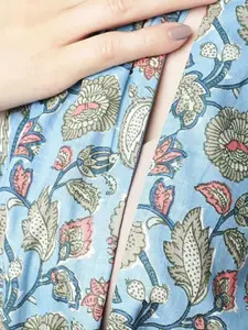 Secret Wish Women Printed Pure Cotton Maxi Nightdress