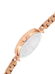 French Connection Women Embellished Bracelet Style Straps Analogue Watch FCN02A