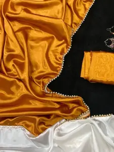 KALINI Beads and Stones Satin Saree