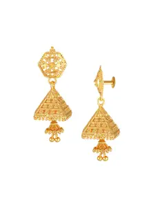 DIVASTRI Contemporary Jhumkas Earrings