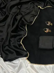 KALINI Beads and Stones Satin Saree