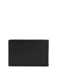 Da Milano Men Textured Leather Two Fold Wallet
