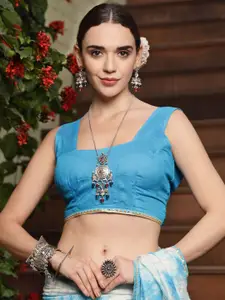 Stylum Tie and Dye Zari Art Silk Saree