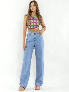 BAESD Women Comfort Wide Leg Stretchable Jeans