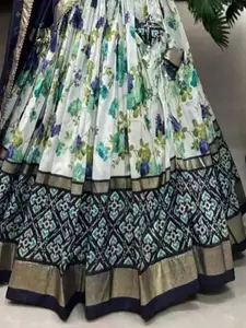 BAESD Semi-Stitched Lehenga & Unstitched Blouse With Dupatta