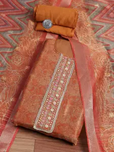 Biba Floral Printed Unstitched Dress Material