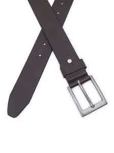 Metronaut Men Textured Leather Formal Belt