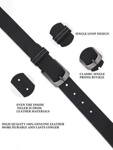 Metronaut Men Leather Formal Belt
