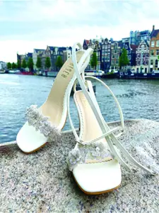 House of Prisca Embellished Party Stiletto Sandals