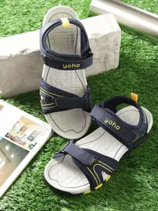 yoho Men Trailmark 002 Lightweight Breathable & Anti-Skid Footpharma Footbed Sports Sandal