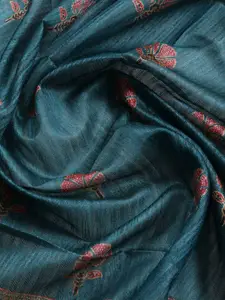 Meena Bazaar Printed Art Silk Unstitched Dress Material