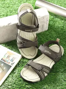 yoho Men Trailmark 002 Lightweight Breathable & Anti-Skid Footpharma Footbed Sports Sandal