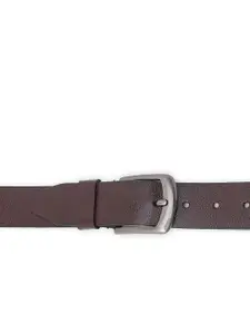 Metronaut Men Textured Leather Formal Belt