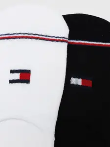 Tommy Hilfiger Pack Of 2 Logo-Patterned Shoe Liners-Length Socks