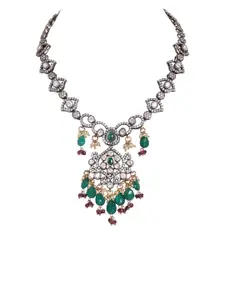 Sica Jewellery Sterling Silver Rhodium-Plated Necklace