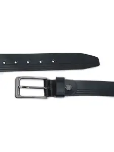 Metronaut Men Textured Leather Formal Belt