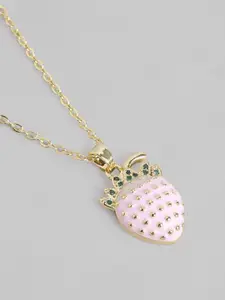 DressBerry Gold Toned Chain and Pendant