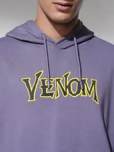 HIGHLANDER Marvel Venom Men Oversized Drop Shoulder Hoody Sweatshirt