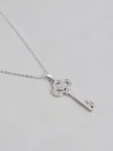 DressBerry Chain Silver Toned Chain and Pendant