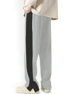 MACK JONNEY Men Colour Blocked Cotton Track Pants