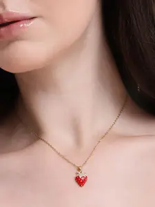 DressBerry Gold Toned Chain and Pendant