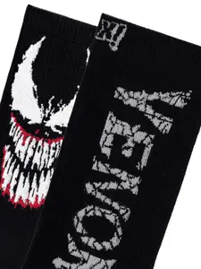 SocksXpress Pack Of 2 Patterned Calf Length Socks