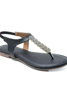 Deynvock Women T-Strap Flats
