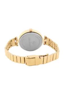 DressBerry Women Brass Printed Dial & Wrap Around Straps Analogue Watch DB25-5B