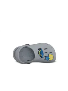 Yellow Bee Boys 3D Dinosaur Charms Clogs