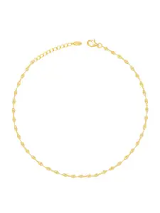 GIVA Gold-Plated Anklet