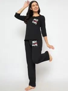 Clovia Women Printed Night suit