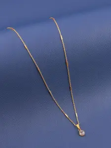 Boghra Sales Set Of 3 Gold-Plated Pendant With Chain