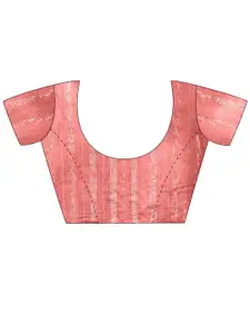 Sangria Printed Party Wear Chiffon Saree With Matching Blouse