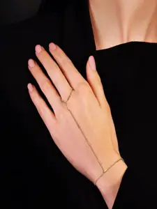 AQUASTREET Gold-Plated Ring Bracelet