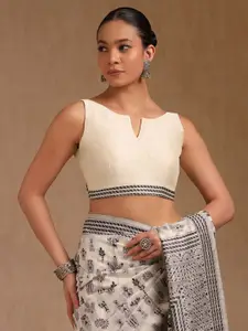 Soch Woven Design Silk Blend Tussar Saree