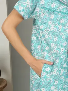 Sweet Dreams Women Printed Night Dress