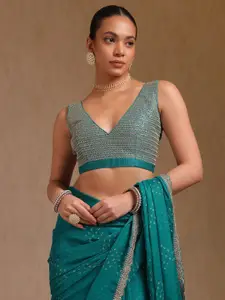 Soch Bandhani Organza Bandhani Saree