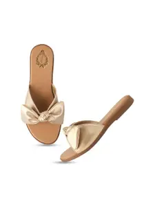 Stylestry Women Open Toe Flats with Bows