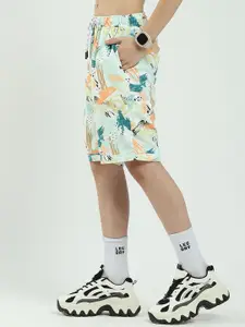 Monte Carlo Boys Printed Shirt Collar Shirt & Shorts With T-Shirt