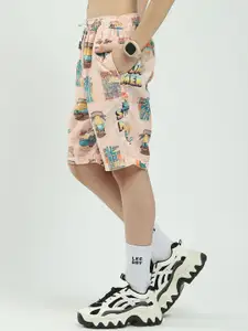 Monte Carlo Boys Printed Collared Shirt & Shorts With T-Shirt Clothing Set