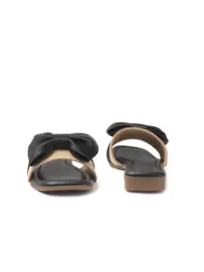 AVIVASTYLE Women Open Toe Flats with Bows