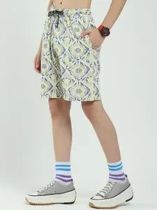 Monte Carlo Boys Printed Pure Cotton Round Neck T-Shirt & Bermuda Shorts