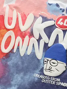 INCLUD Boys Dyed Short Sleeves T-shirt With Shorts