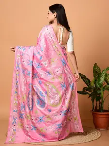 Laa Calcutta Woven Design Zari Saree
