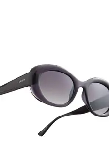 OPIUM Crystal Oval UV Protection Plastic Sunglasses for Women