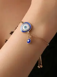 Sukhad Evil Eye Adjustable Charm Bracelet