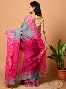 Laa Calcutta Woven Design Zari  Saree