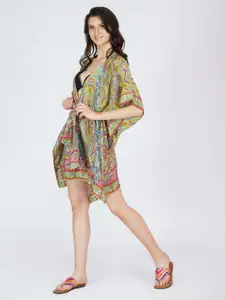 SZN Ethnic Motif Printed Shrug